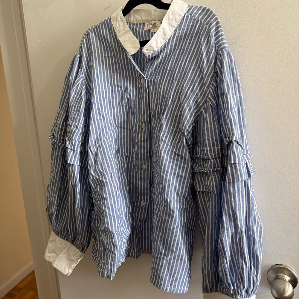 Mille Sylvie Top in French Blue